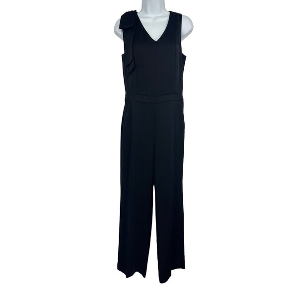 Banana Republic Sleeveless Bow on Shoulder Jumpsuit Size 0 - Picture 1 of 11